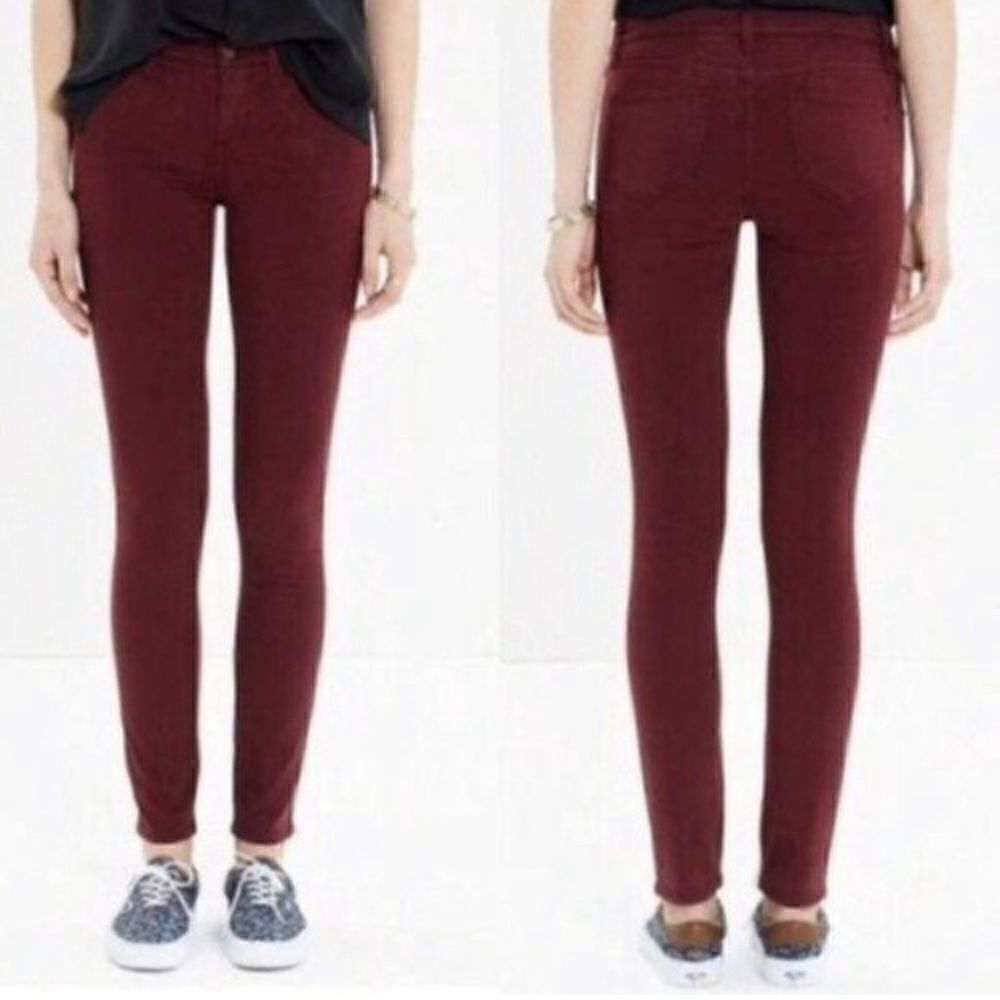 Madewell Skinny Skinny Jeans Mid Rise Ankle